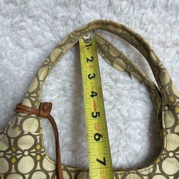 Fossil Key-Per Coated Canvas Floral Large Tote Bag With Key top magnetic closure - Picture 12 of 14